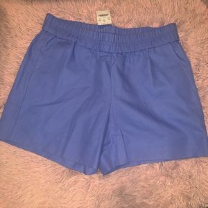 j.crew 5” Boardwalk Pull On periwinkle purple shorts size 6